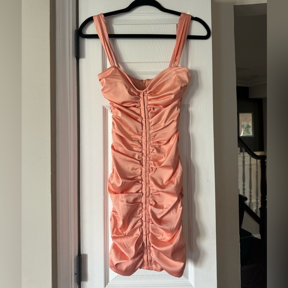 Peach Oh Polly Dress - Picture 1 of 5